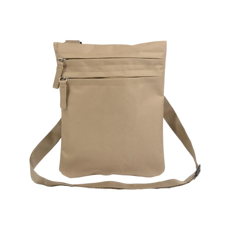 Bolsa con 2 bolsillos y bandolera ajustable