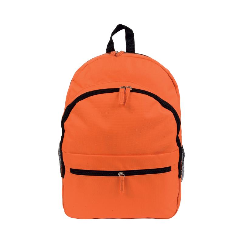 Mochila de poliéster 600D con 6 bolsillos y respaldo acolchado