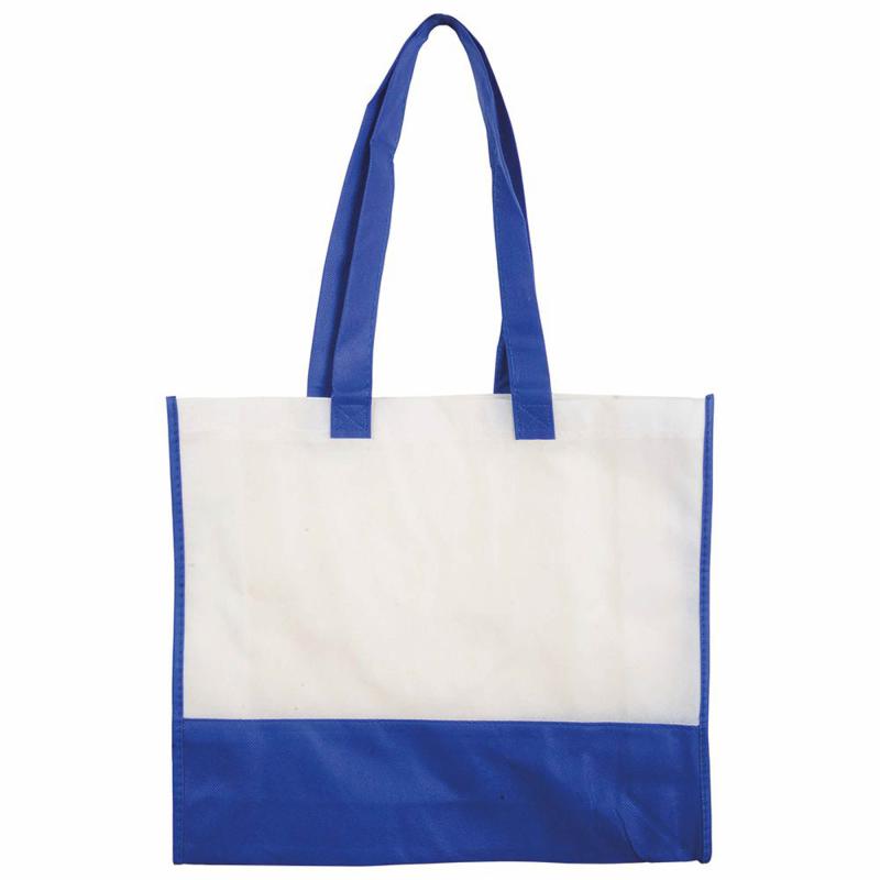 Bolsa bicolor de tejido sin tejer