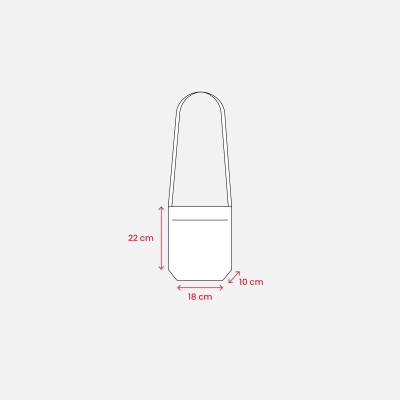 Portacopas de tejido sin tejer