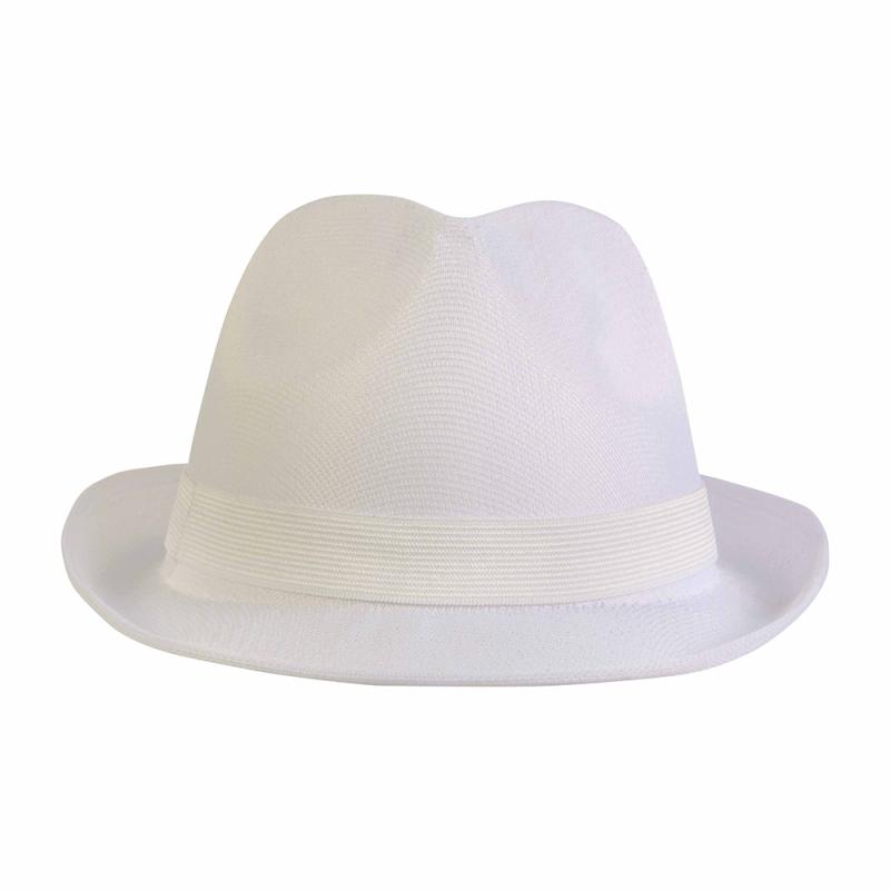 Sombrero con cinta elástica personalizable.