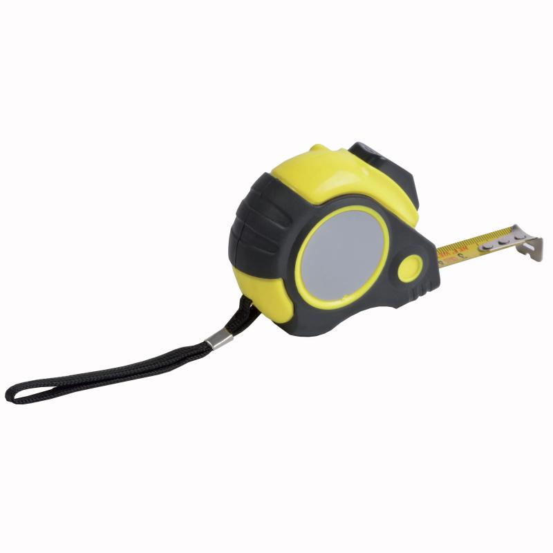 Flexómetro de 3 m con clip y freno.