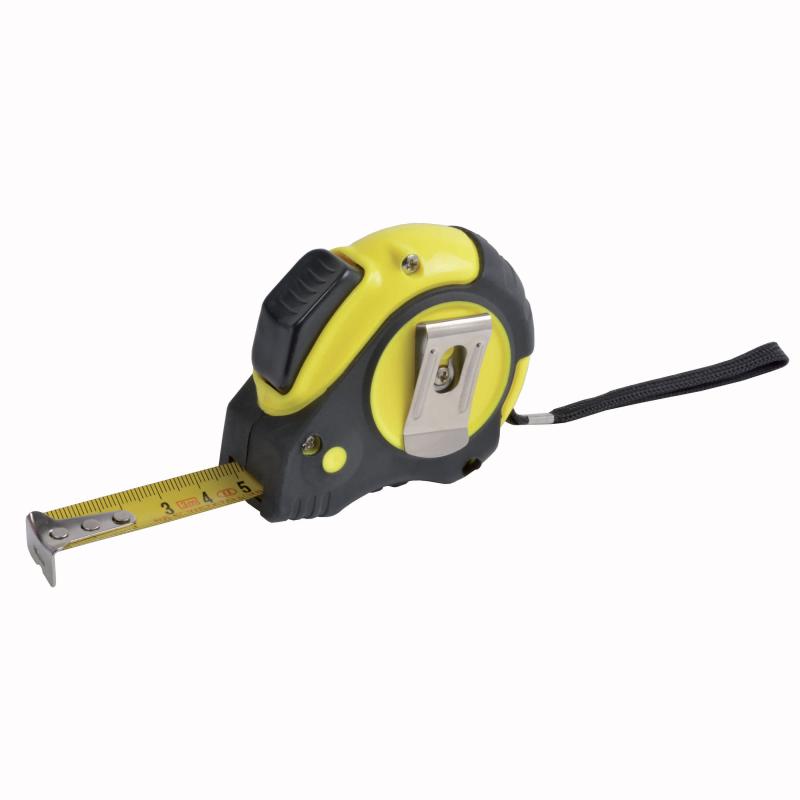 Flexómetro de 3 m con clip y freno.