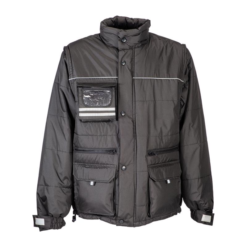 Chaqueta acolchada de poliéster.