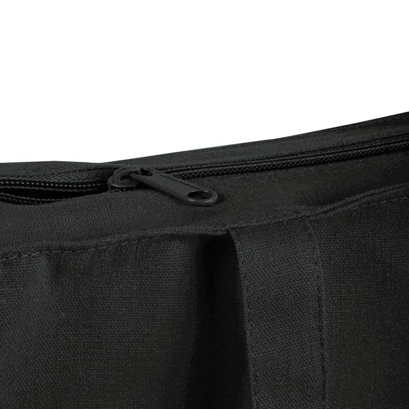 Bolsa de algodón con fuelle y asas de 65 x 3 cm.