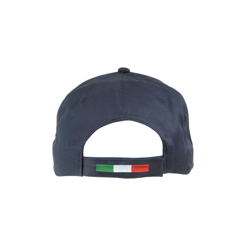 Gorra de 5 paneles de algodón Italia.