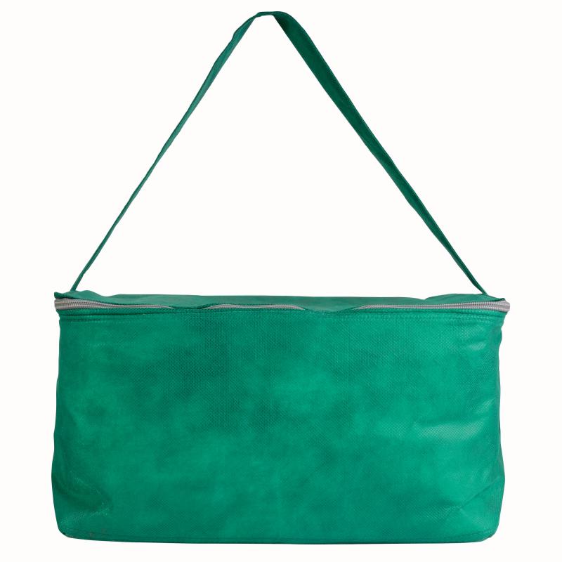 Bolsa isotérmica con cinta de transporte.