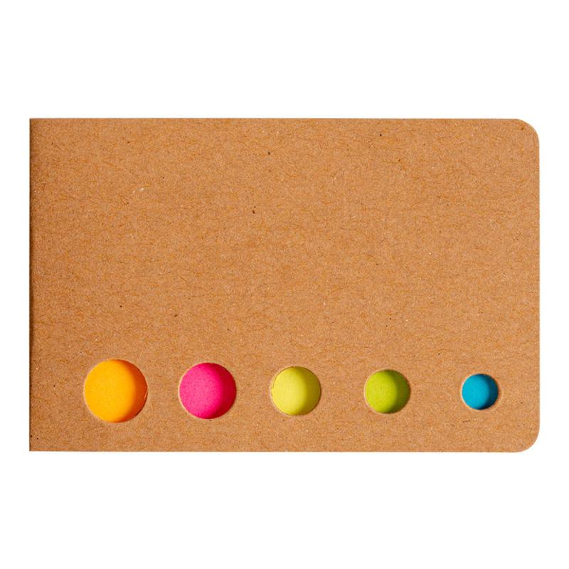 Estuche con 125 tiras adhesivas de papel.