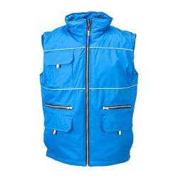 Chaleco acolchado e impermeable.