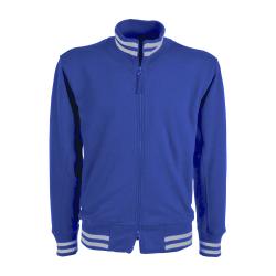 Sudadera con cierre cremallera.