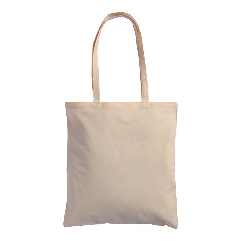 Bolsa de canvas con asas largas