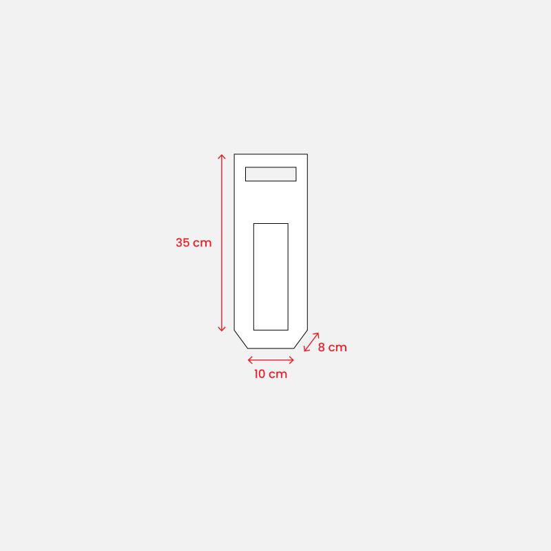 Bolsa para regalar vino.