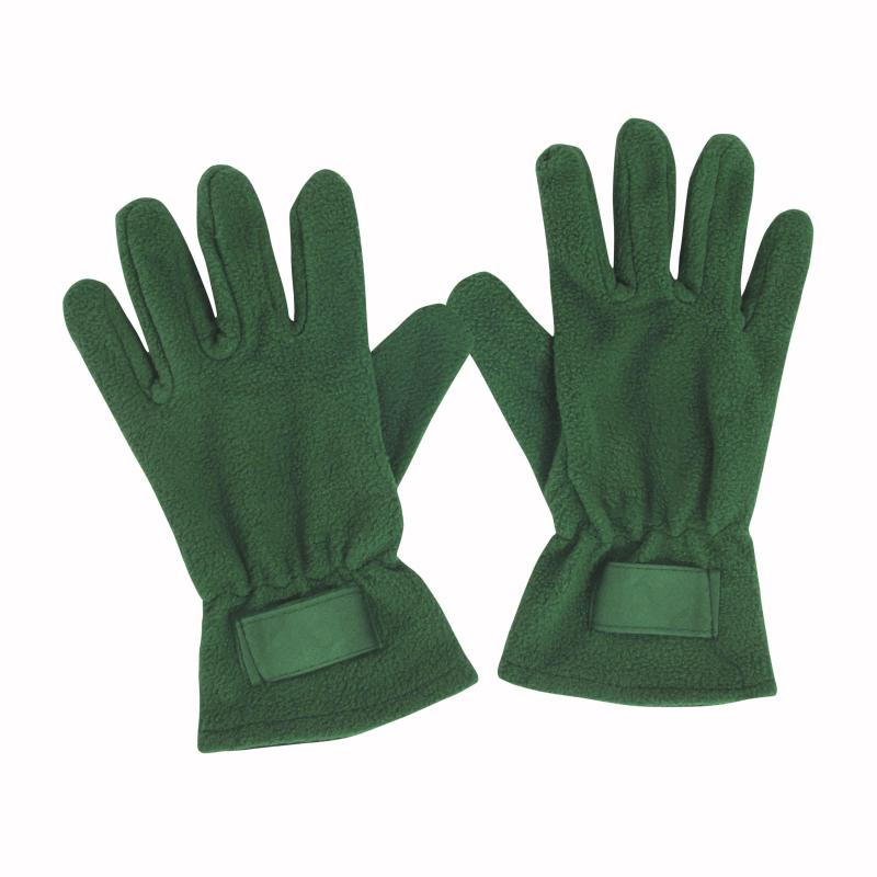 Guantes para hombre de polar con etiqueta para personalizacion