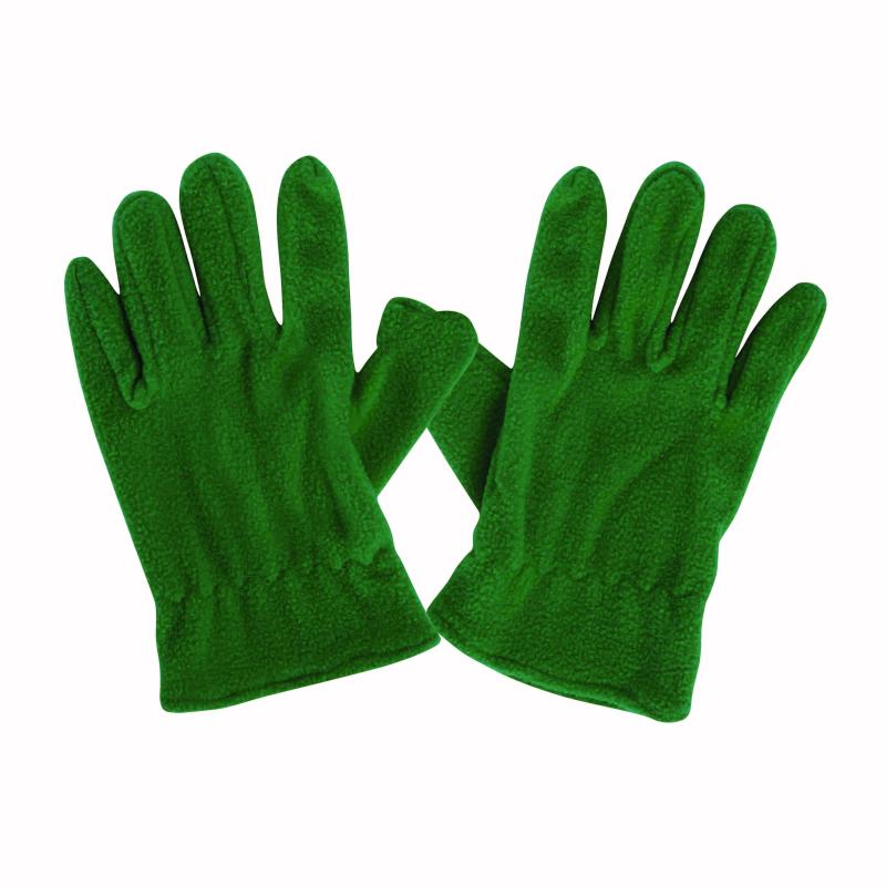 Guantes de fibra polar para mujer.