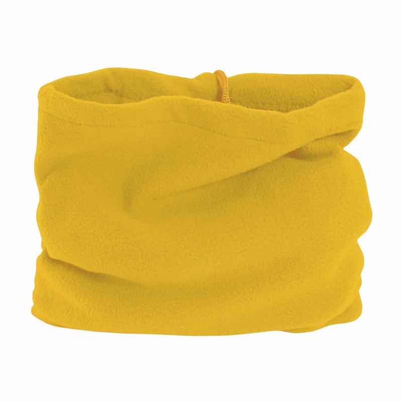 Braga para cuello de tejido polar con o sin etiqueta.