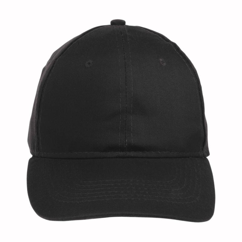 Gorra de 6 paneles de algodón y poliéster.