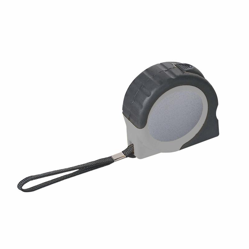 Flexómetro de 5 m con freno y clip.