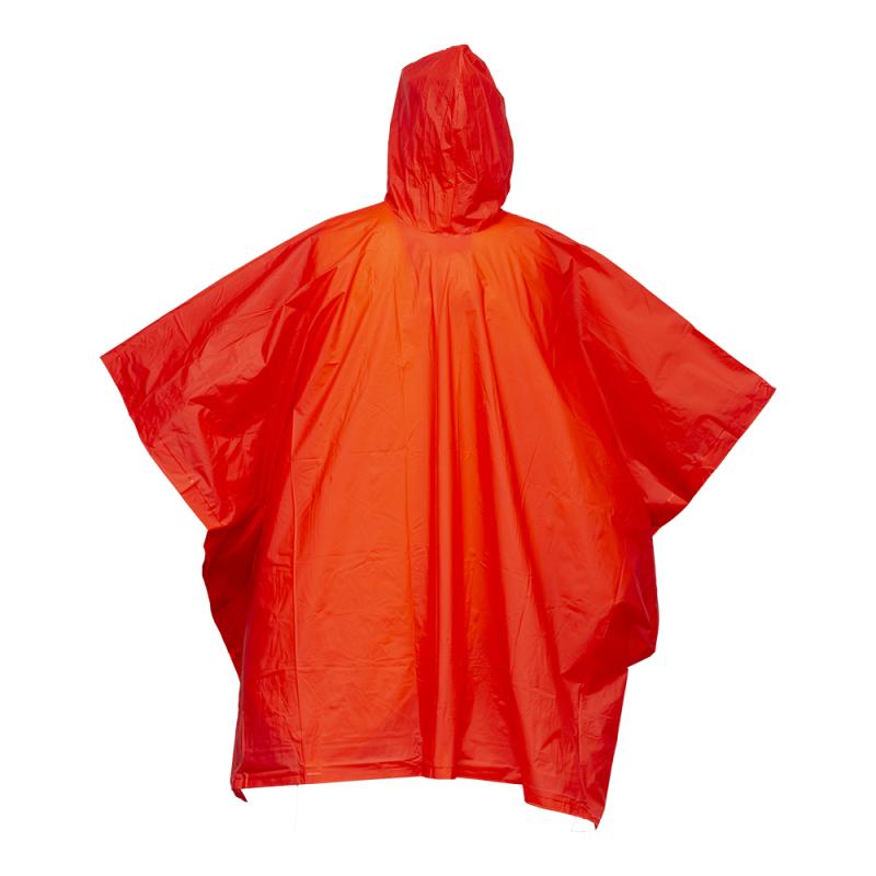 Poncho de pvc con capucha en funda.