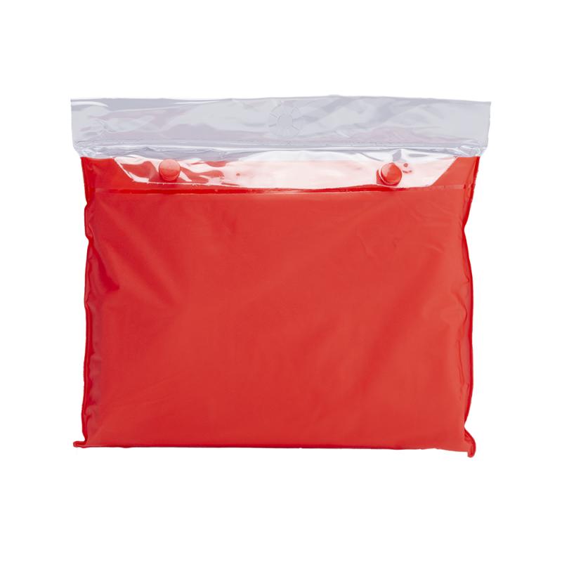 Poncho de pvc con capucha en funda.