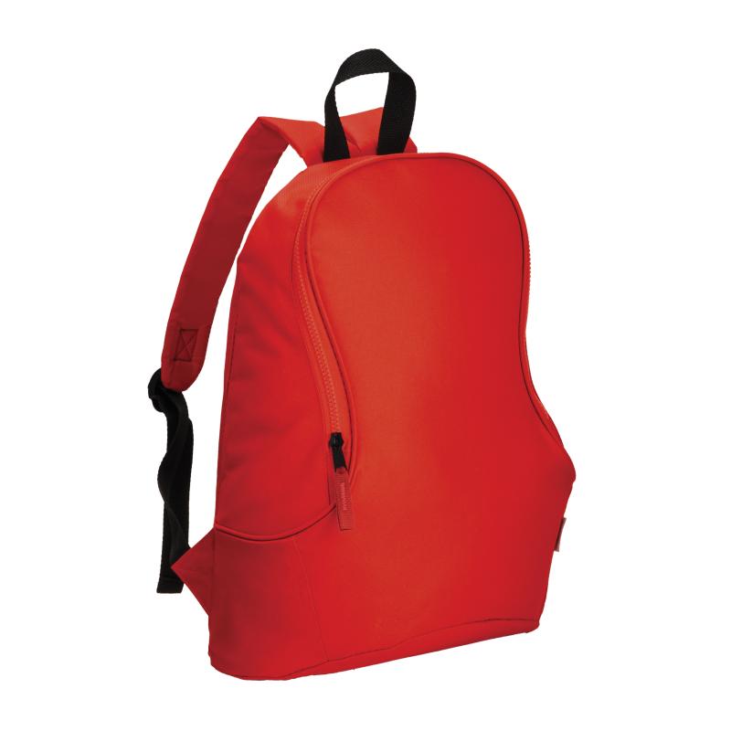 Mochila de poliéster reciclado R-PET con correas ajustables y acolchadas