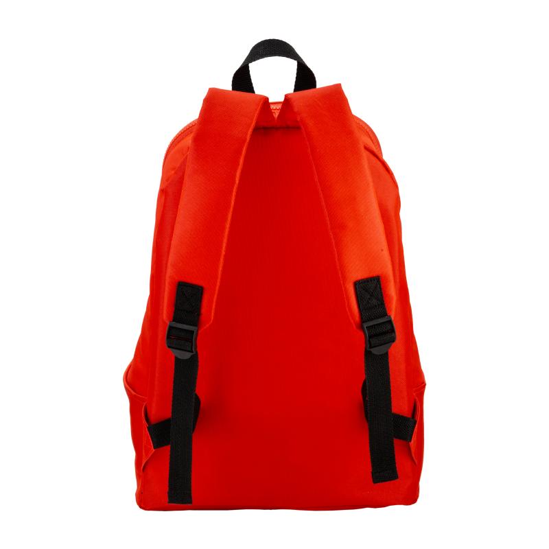 Mochila de poliéster reciclado R-PET con correas ajustables y acolchadas