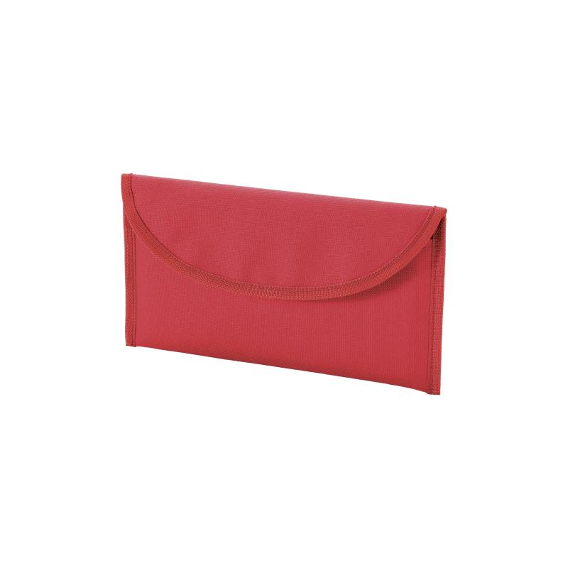 Bolsa portadocumentos de poliéster 600D con dos bolsillos y cierre de velcro