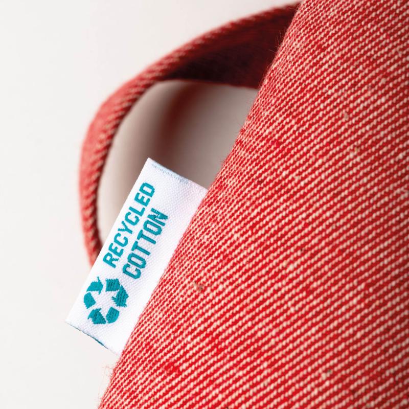 Bolsa de algodón reciclado 280 g/m2, asas largas