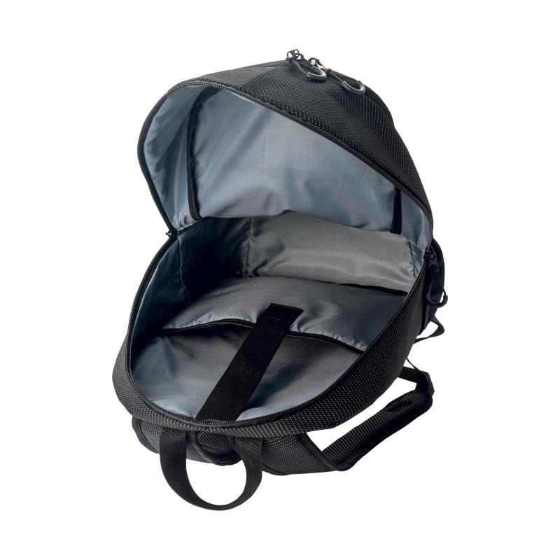 Mochila portátil de nylon Dobby con 3 bolsillos