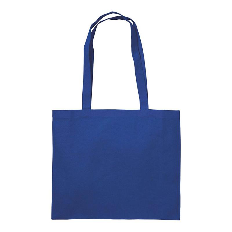 Bolsa de algodon, asas largas y fuelle