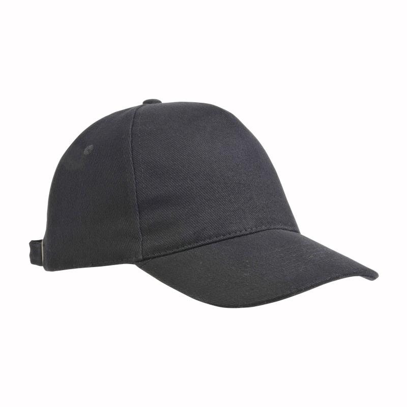 Gorra de 5 paneles de algod n con cierre hebilla