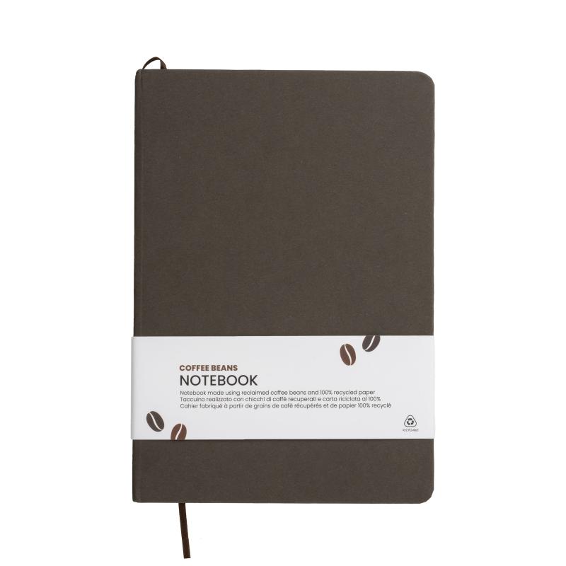 Cuaderno con cubierta de residuos de frutas y cierre elástico