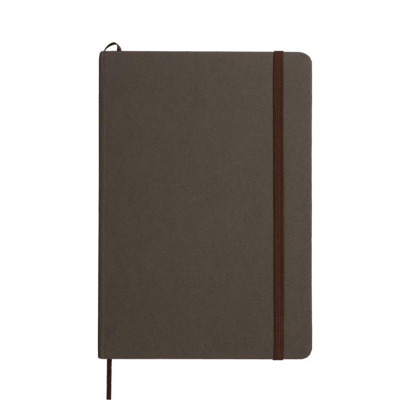 Cuaderno con cubierta de residuos de frutas y cierre elástico