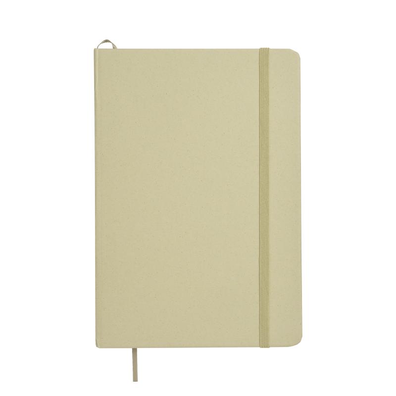 Cuaderno con cubierta de residuos de frutas y cierre elástico