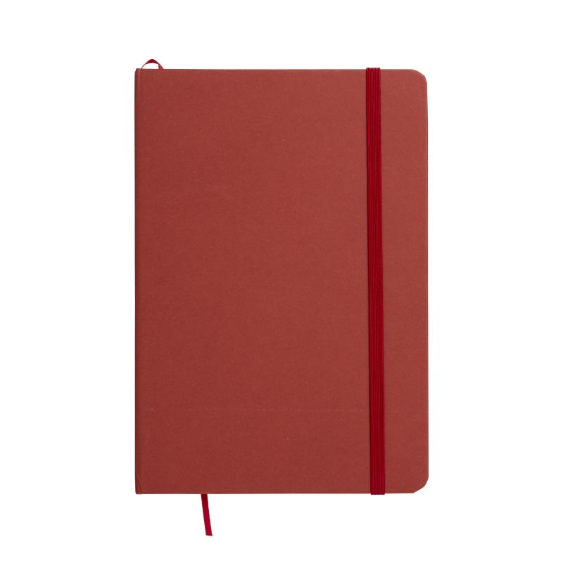 Cuaderno con cubierta de residuos de frutas y cierre elástico