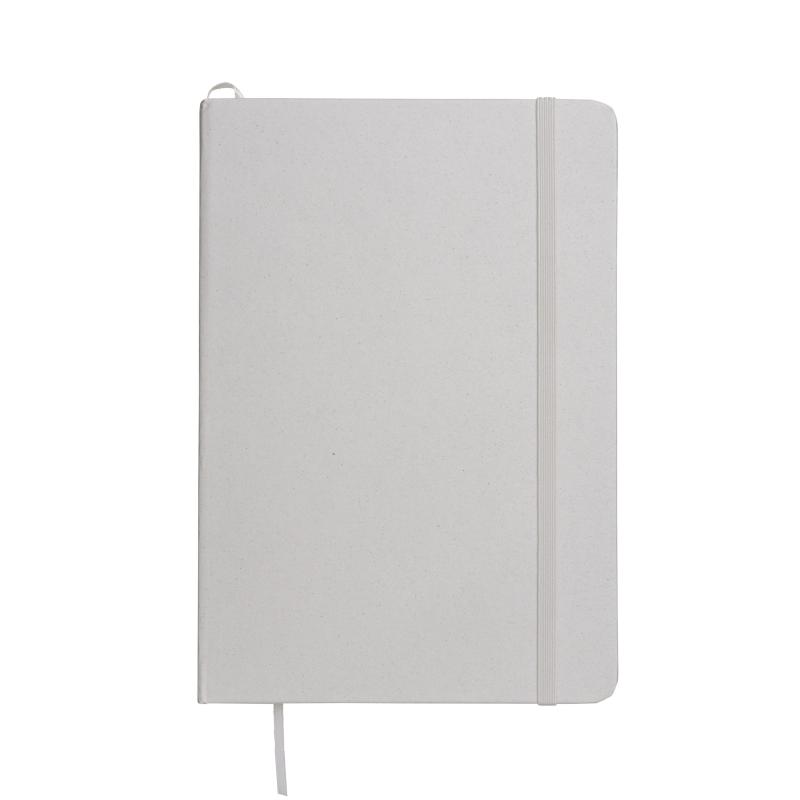 Cuaderno con cubierta de residuos de frutas y cierre elástico