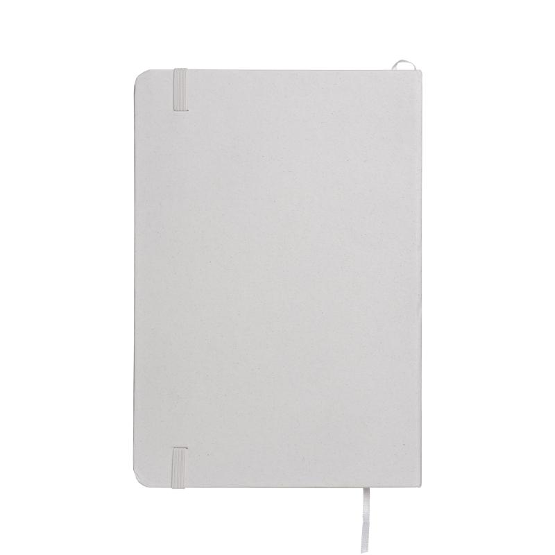 Cuaderno con cubierta de residuos de frutas y cierre elástico