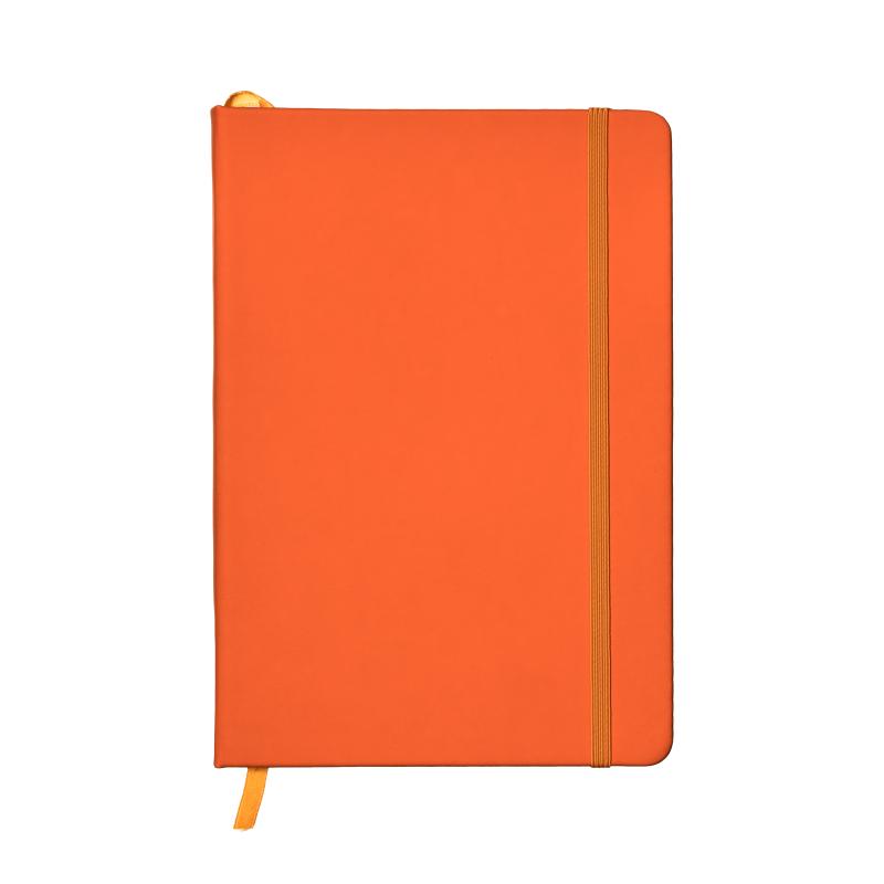 Cuaderno con cubierta de PU. Hojas punteadas en papel blanco (80 páginas)