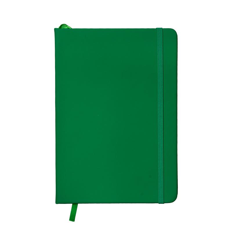 Cuaderno con cubierta de PU. Hojas punteadas en papel blanco (80 páginas)