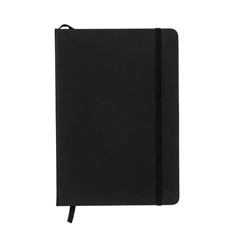 Cuaderno con cubierta de PU. Hojas punteadas en papel blanco (80 páginas)