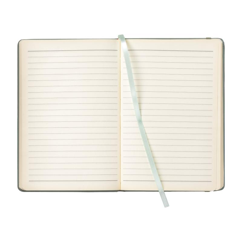 Cuaderno con tapa de PU en colores pastel y cierre elástico