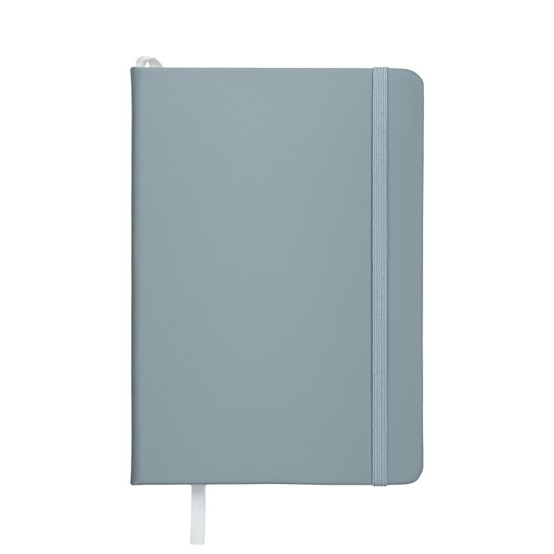 Cuaderno con tapa de PU en colores pastel y cierre elástico