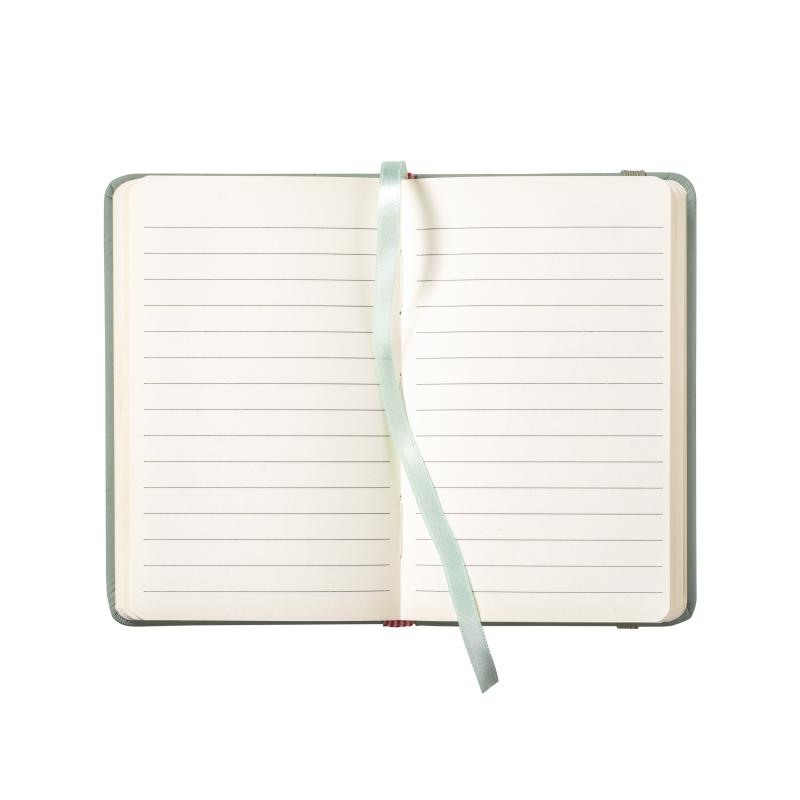 Cuaderno con tapa de PU en colores pastel y cierre elástico