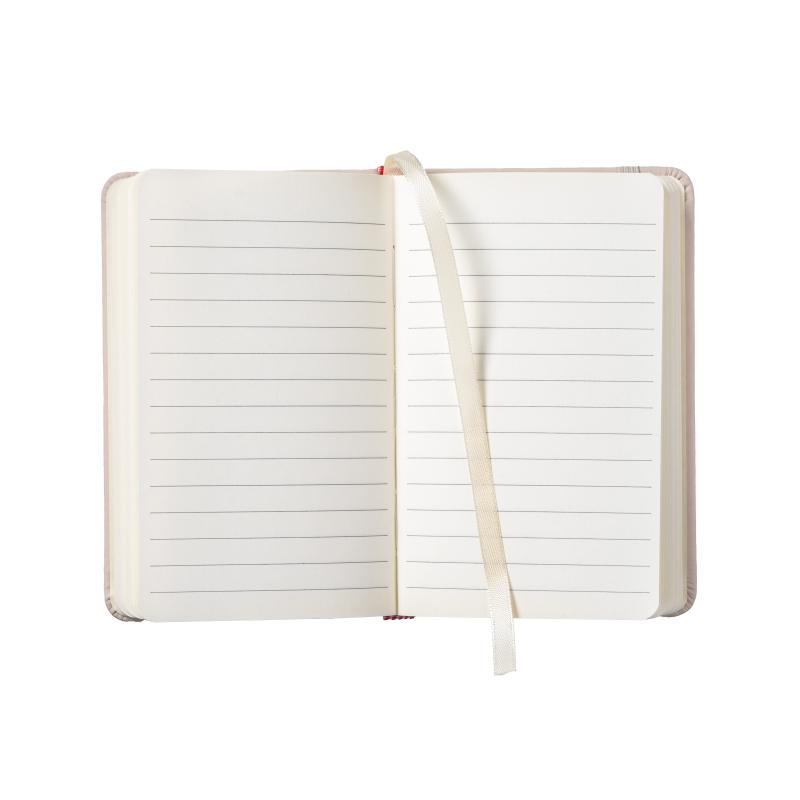 Cuaderno con tapa de PU en colores pastel y cierre elástico