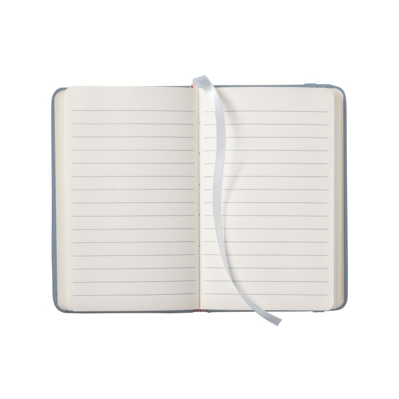 Cuaderno con tapa de PU en colores pastel y cierre elástico