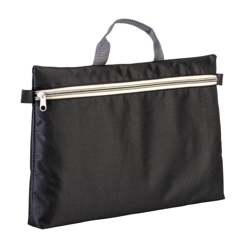 Maletín de poliéster 600D, con asa y cremallera