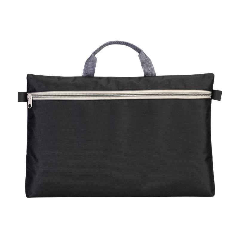 Maletín de poliéster 600D, con asa y cremallera