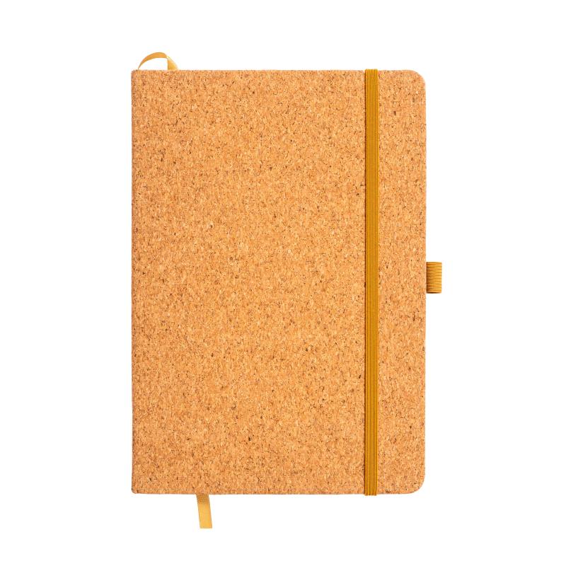 Libreta de corcho, hojas rayadas 80 páginas. desde 70gr. en color marfil