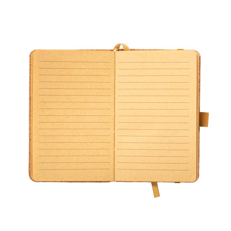 Libreta de corcho, hojas rayadas 80 páginas. desde 70gr. en color marfil