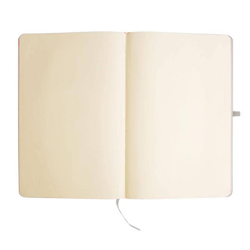 Cuaderno de papel reciclado con elástico de colores