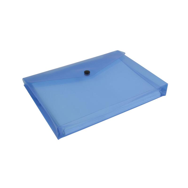 Sobre en PP 150 con 1 bolsillo y cierre de clip (A5), con fuelleù